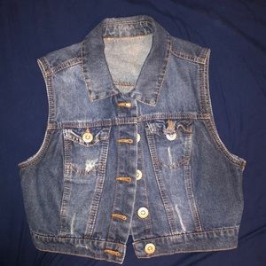 Denim vest
